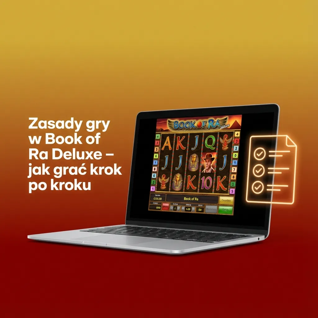 Ekran slotu Book of Ra Deluxe 5x3 z aktywnymi liniami wypłat, symbolem księgi i opisem darmowych spinów