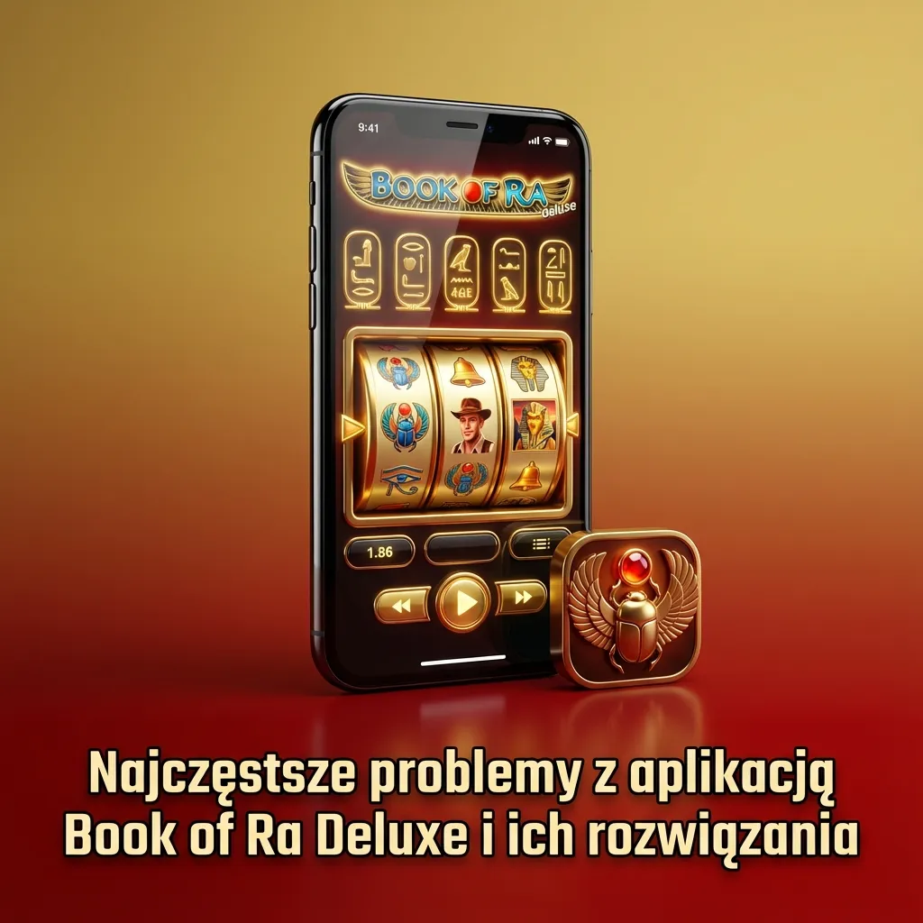 Infografika: lista najczęstszych problemów z aplikacją Book of Ra Deluxe i krótkie sposoby ich rozwiązania