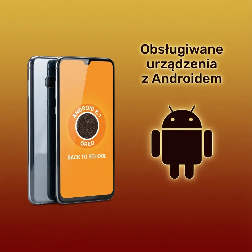 Grafika prezentująca listę obsługiwanych smartfonów z Androidem do płynnej gry w Book of Ra Deluxe